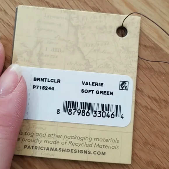 Patricia Nash Valerie Green Leather Clutch - Picture 5 of 15